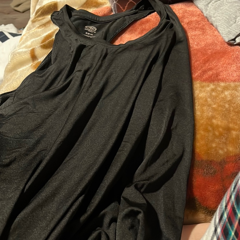 Black tank top